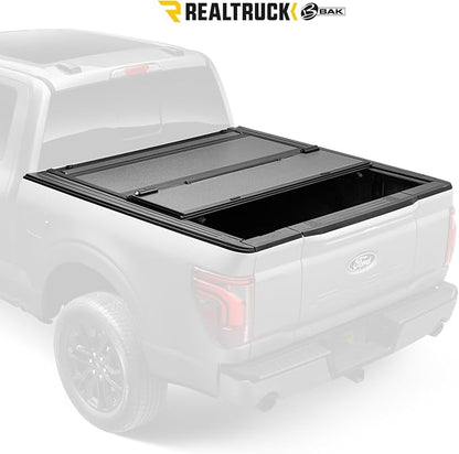 RealTruck BAK BAKFlip MX4 Hard Folding Truck Bed Tonneau Cover | 448333 | Fits 2019-2023 Ford Ranger 6' 1" Bed (72.7")