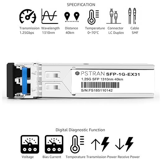 OPSTRAN 1000BASE-EX SFP Optical Transceiver Module Compatible