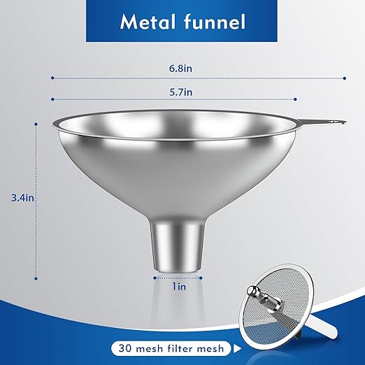 Serinar Stainless Steel Funnel