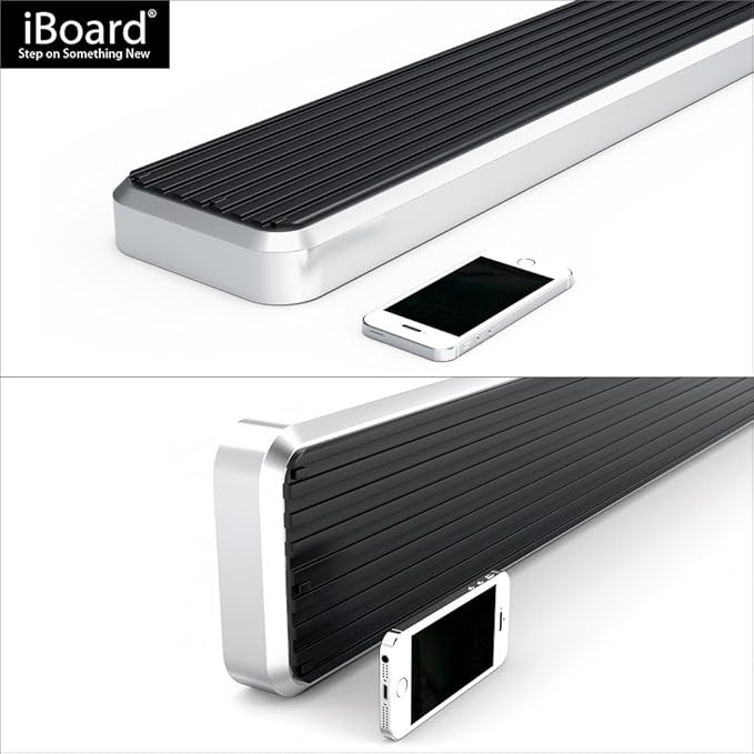 APS (Silver 6in 304 Stainless Steel) Running Boards Nerf Bars Side Steps Compatible with Ford Ranger Mazda B-Series 1999-2011 Super Cab 4-Door