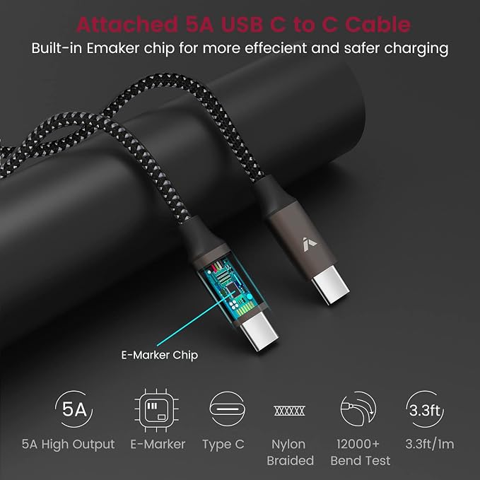 VELOGK Super Fast Type C Car Charger [73W Turbo], Fast Adaptive 55W 45W PPS/PD&QC3.0 USB C Car Adapter[Super Fast Charging 2.0]for Samsung S26/S25 Ultra/S24 Ultra/S23 Ultra/S22+/S21/S20, iPad Pro(Red)
