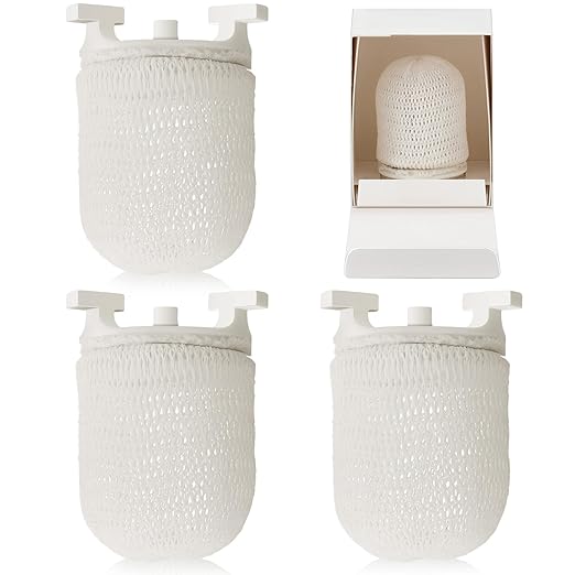 3 Pcs Gas Light Preformed Mantle Gas Lamp Mantles Gaslight Mantles Pre Formed Gas Light Mantel for Indoor Outdoor Gas Lights, White