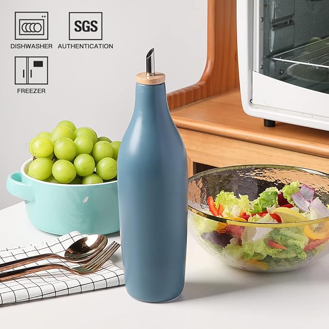 Sweejar Matte Ceramic Olive Oil Dispenser Bottle