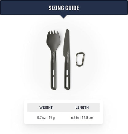 Sea to Summit Frontier Ultralight Cutlery Set, Spork and Knife