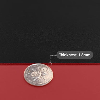 Night Stand Cover - 14x14 Inch Waterproof Easy to Clean Can Conceal Flaws Protector The Table Top from Scratches Used for Dining (Black+Wine Red 14x14)
