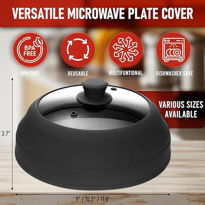Microwave Splatter Cover Glass for Food