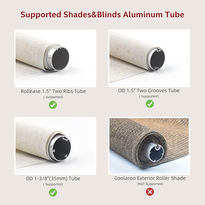 Rollerhouse Roller Blinds Tubular Motor