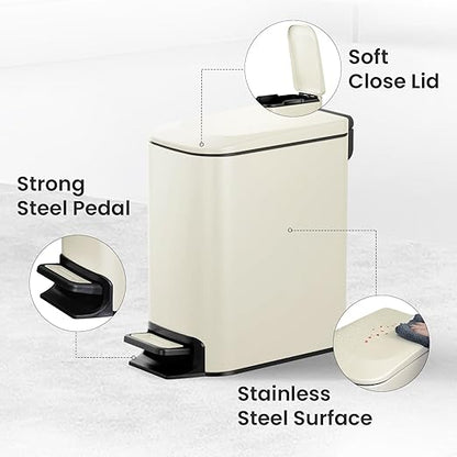 Cesun Small Bathroom Trash Can