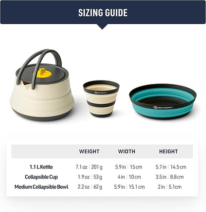 Sea to Summit Frontier Ultralight Collapsible Kettle Cook Set