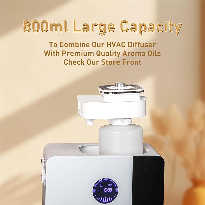 Essential Oil Diffuser HVAC Scent Machine, Waterless Diffusers Long Lasting