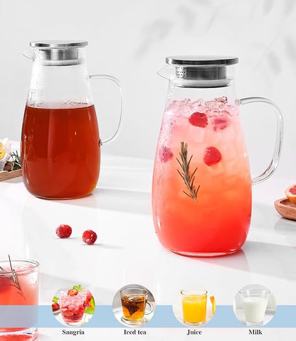 LUNA & MANTHA Glass Pitcher
