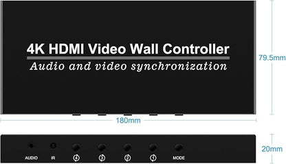 Video Wall Controller HDMI 1X4, Splicing Professional Processor