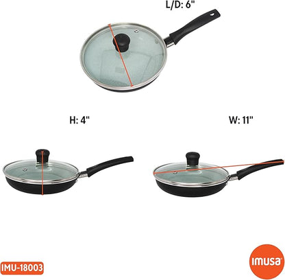 IMUSA 6.3” Gray Speckled Ceramic Mini Fry Pan