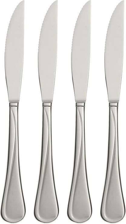 Oneida Flight Steak Knives, Set of 4, Silver