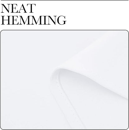 NICETOWN White Bedroom Curtain Panels