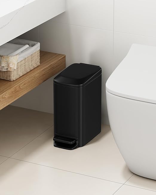 TIPGO Slim Bathroom Trash Can