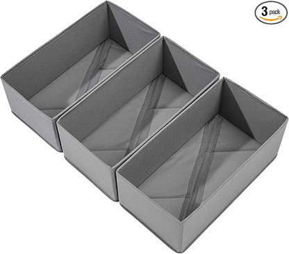 Bructhun Sock Drawer Organizer 3 Pack