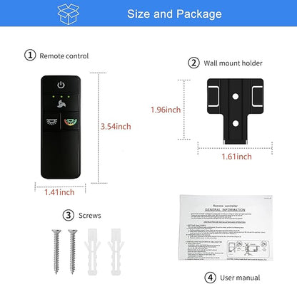 TX028C-S Ceiling Fan Remote Control Replacement
