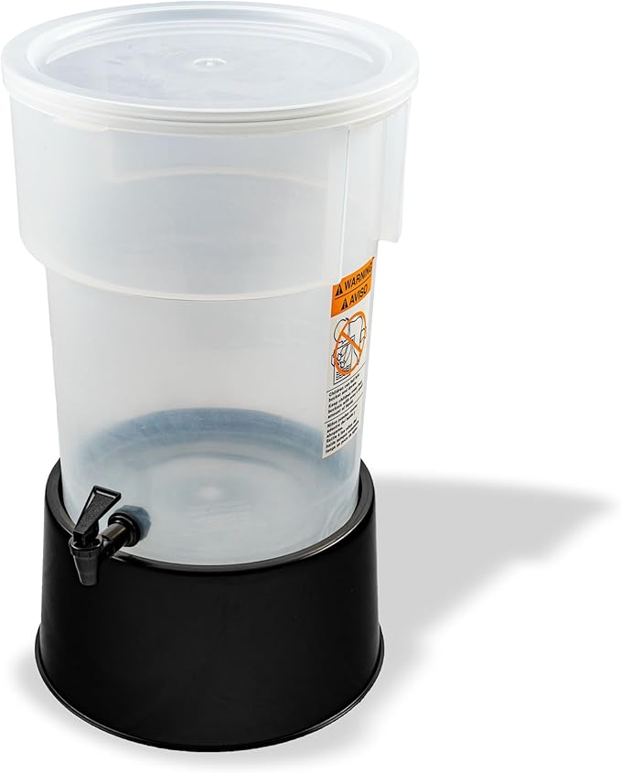 Carlisle FoodService Products Round Beverage Dispenser, Durable Drink Dispenser