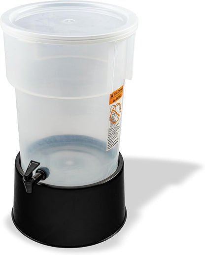 Carlisle FoodService Products Round Beverage Dispenser, Durable Drink Dispenser
