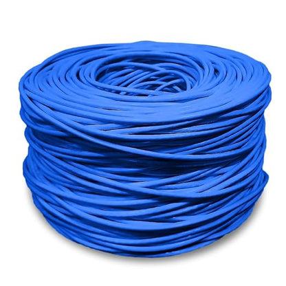 SolidLink CAT5e Ethernet Cable 1000ft – 24AWG Solid CCA UTP Unshielded CAT 5e