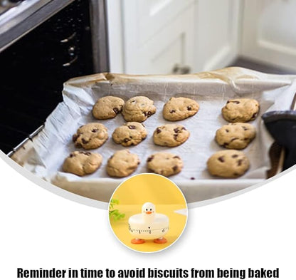 Cooking Timer Cute Duck Kitchen Timer 60 Minute Wind Up Mechanical Rotating