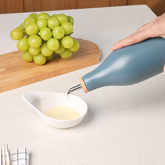 Sweejar Matte Ceramic Olive Oil Dispenser Bottle