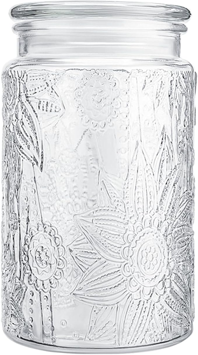 Adodeen 32oz Vintage Glass Jar