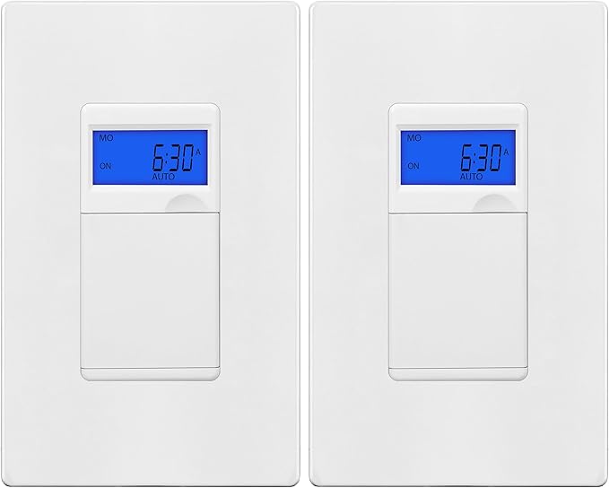 TG 7 Days Digital in-Wall Programmable Timer Switch