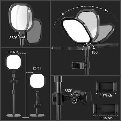 2 Packs Video Conference Lights