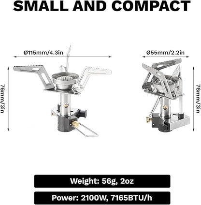 Fire-Maple Torch Gas Stove ??Ultralight Backpacking Camping Stove, Built-in Piezo Ignition, Stainless Steel & Aluminum Alloy, Compact & Portable, Ideal for Hiking & Outdoor Cooking