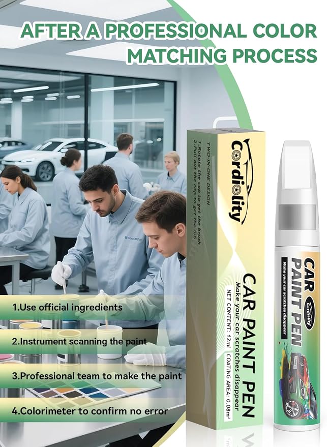 Siren Red/Crimson Red(G1E/WA405Y) Touch Up Paint Pen for GMC,Car Paint Scratch Repair Pen Quick and Easy Fix Auto Paint Scratch