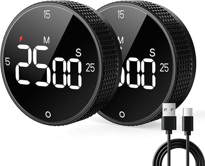 Rechargeable Magnetic Kitchen Timer