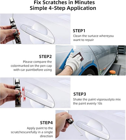 Boost Blue Pearl(B-637P) Car Paint Touch Up Pen Compatible with Honda,2-In-1 Color Accurate Touch Up Car Scratch Repair Paint Match Honda Series Automotive Scratch Remover for Nicks & Chips Repair