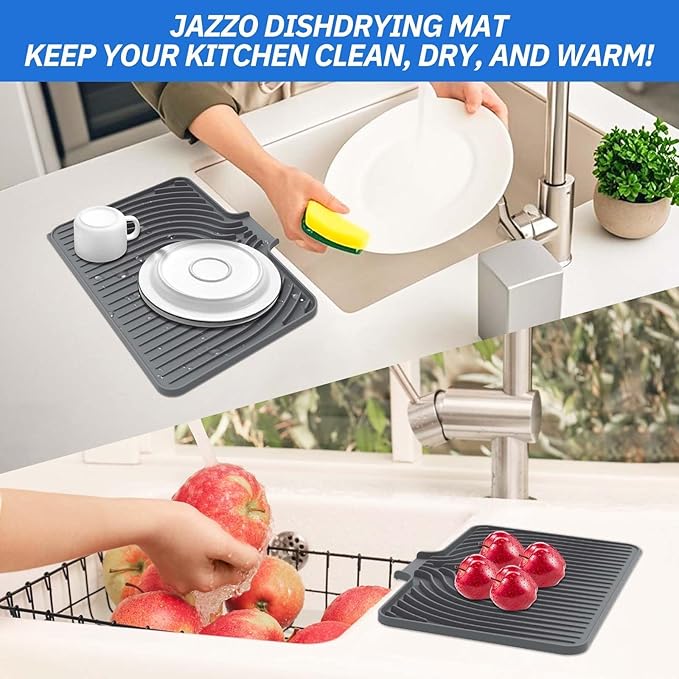 Dish Drying Mat for Kitchen Counter,