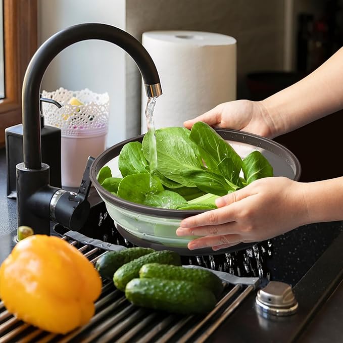 Microwave Splatter Cover & Silicone Mat – Collapsible, Reusable Food Guard and