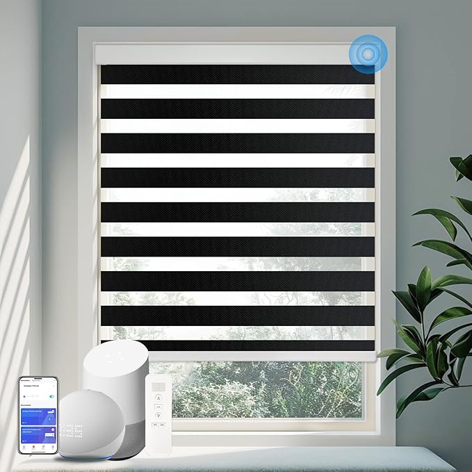 COOLWINDS Motorized Zebra Blinds