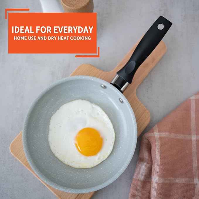 IMUSA 6.3” Gray Speckled Ceramic Mini Fry Pan