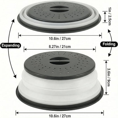 Collapsible Microwave Splatter Cover