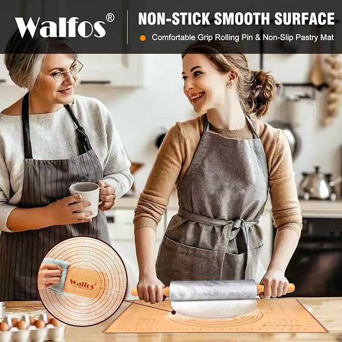 Walfos Marble Rolling Pin Set