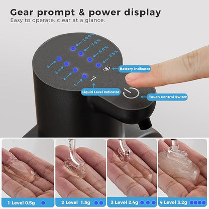 Automatic Liquid Soap Dispenser, 17oz/500ml Touchless Rechargeable