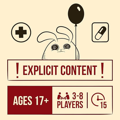 Horrible Therapist: Extra Horrible Edition by Exploding Kittens - A Card Game for 3-8 Players, Ages 17+ - Adult Party Game for Family Night