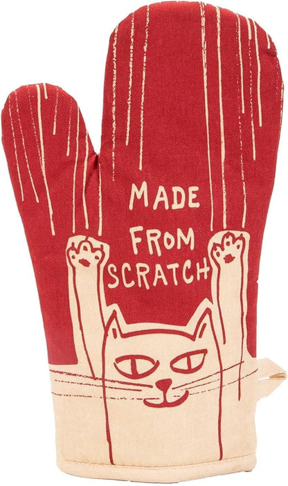 Blue Q Funny Oven Mitt, Made from Scratch. Super-Insulated Quilting,