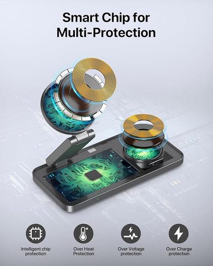 UEQ Foldable 3 in 1 Wireless Charging Station