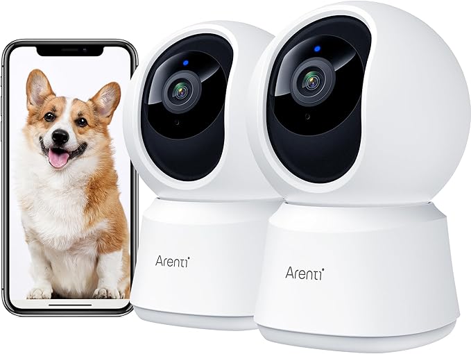 ARENTI 5G Indoor Security Camera, 4MP Pet Camera
