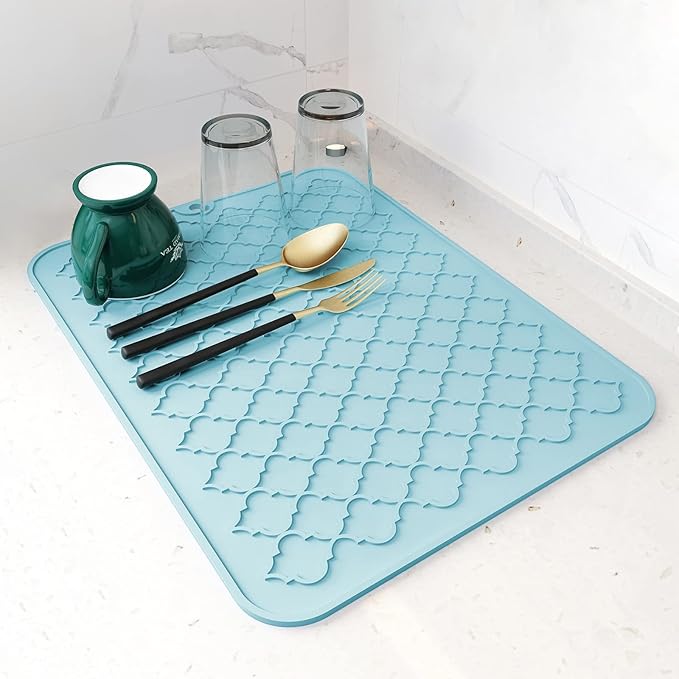 AMOAMI-Dish Drying Mats for Kitchen Counter-Silicone Dish Drying Mat-Kitchen