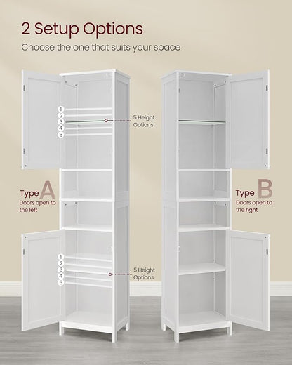 VASAGLE Tall Bathroom Cabinet