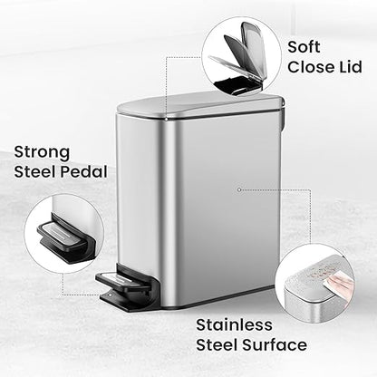 Cesun Small Bathroom Trash Can