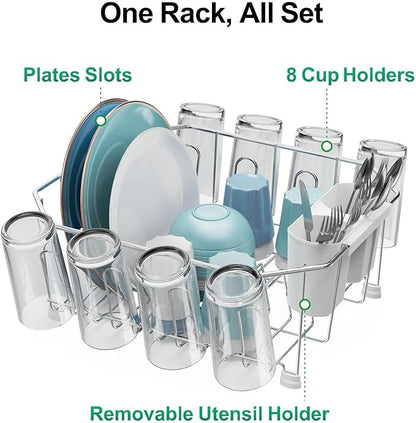 GSlife Small in Sink Dish Drying Rack