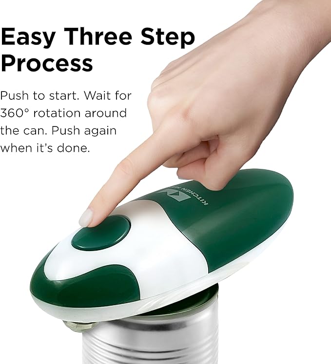 Kitchen Mama Auto 2.0 Electric Can Opener: Blade Opens Almost Any Can Pop or